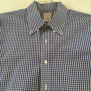 Brooks Brothers Short Sleeve Button Down Large